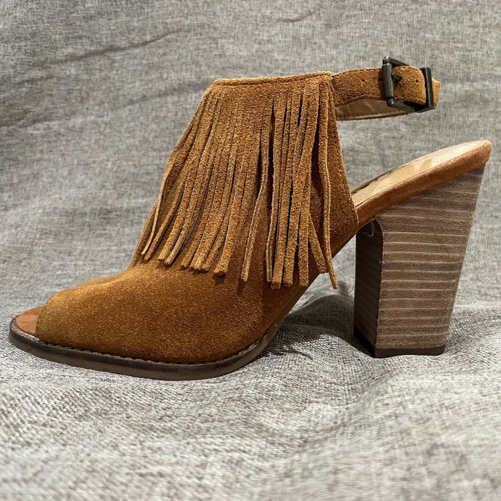 Boho fringe Lucky Brand pumps